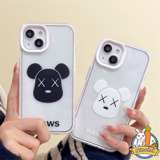 เคสโทรศัพท์มือถือ ลาย KAWS เรียบง่าย สีขาว สําหรับ OPPO A17 A17K A57 A77 A77s A16K A16 A15 A15s A3s A5s A78 A76 A96 A74 A54 A95 A94 A93 A92 A52 A5 A9 F11 Reno 8Z 7Z 5 3 In 1 เคส