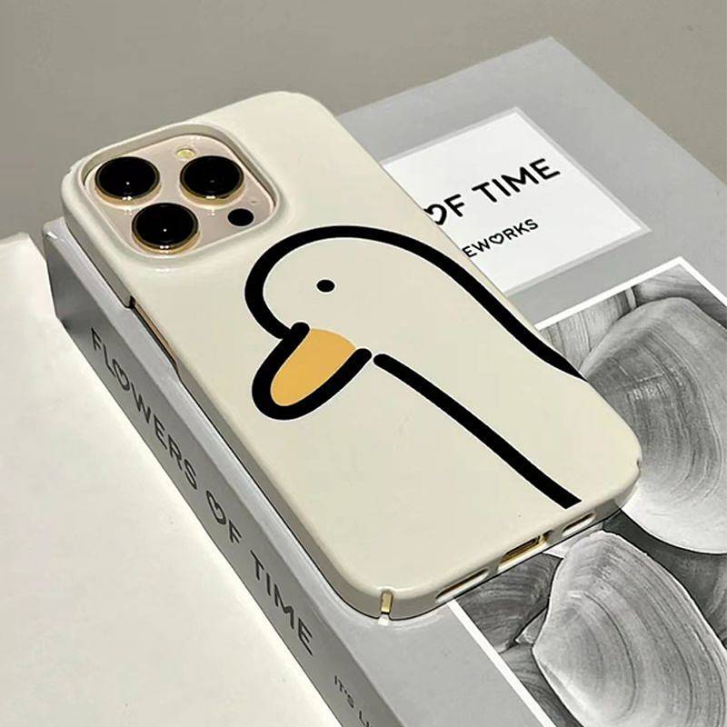 Korean Ins Style Duck Iphone14promax Phone Case Apple 13 Sets 12 Female Xs Feilin 11 Hard Case 78 tMcw