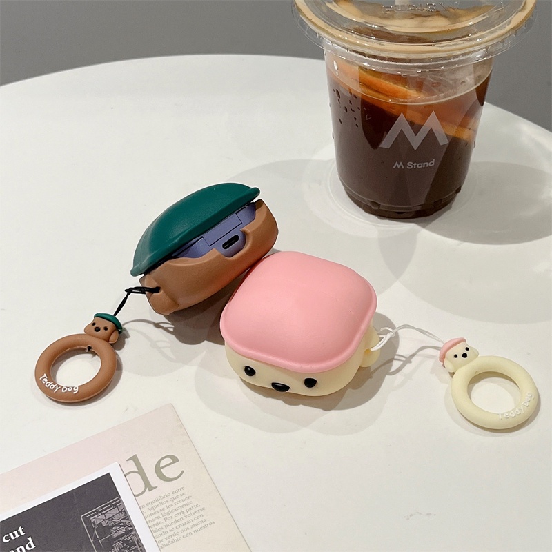 เคสกันกระแทก Samsung Galaxy Buds ลาย Catoon Teddy รองรับ Pro/Buds2 Pro/Buds Live/Buds FE