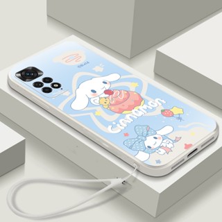 เคสโทรศัพท์มือถือ Tpu นิ่ม ลายสุนัข Melody Cake Yugui น่ารัก พร้อมสายคล้อง สําหรับ Xiaomi Mi 11T 11 Lite Redmi Note 9 9A 9C 8 Pro 9T 10 8T