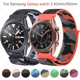 สายนาฬิกาข้อมือไนล่อน ลายพราง สําหรับ Samsung Galaxy Watch 3 41 มม. 45 มม.