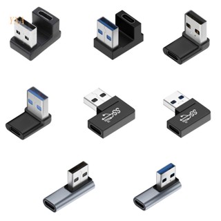 Yxa อะแดปเตอร์ต่อขยาย USB 3.0 ตัวผู้ เป็น Type C ตัวเมีย 90 องศา