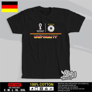 #ถูกสุด เสื้อยืดพิมพ์ลายแฟชั่น เสื้อยืด พิมพ์ลาย Germany Fifa World Cup Qatar 2023