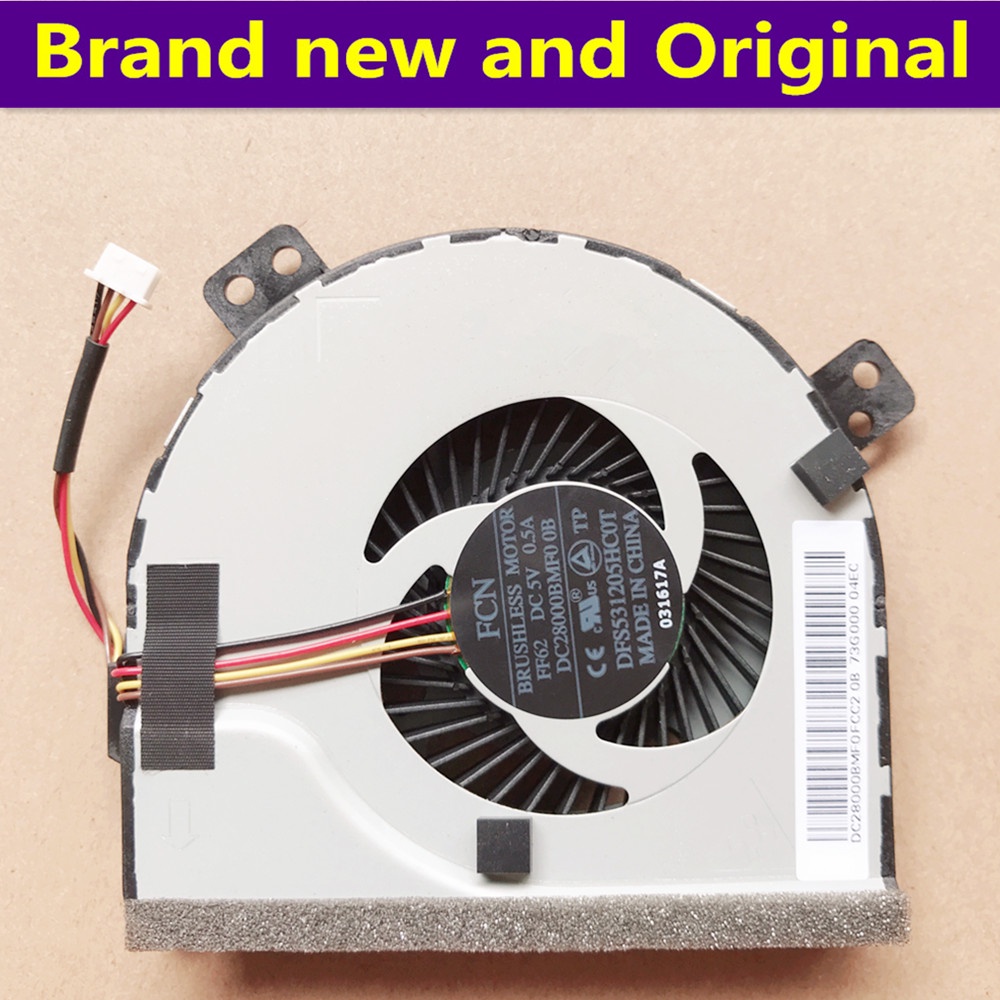 Cpu ใหม่สําหรับ Lenovo IDEAPAD Z400 Z400A Z400T 20224 P500 Z500 Z500A Z410 Z510 Z510A พัดลมระบายความ