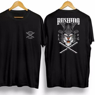 【HOT】Ki5 เสื้อยืด พิมพ์ลาย BUSHIDO JAPAN สําหรับผู้ชาย