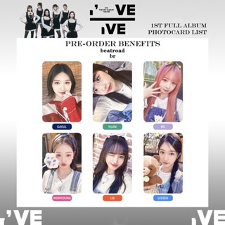 Ive ใหม่ อัลบั้ม IAM KITSCH PHOTOCARD LOMO CARD ALBUM CARD BR SPECIAL EDITION CAED WONYOUNG YUJIN GAEUL LIZ REI LEESEO PHOTO CARD SELFIE COLLECT