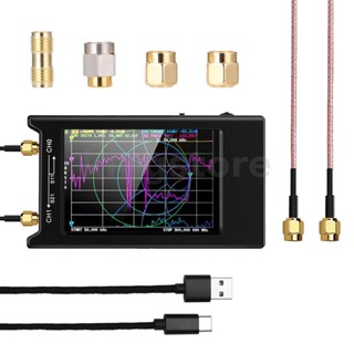 Nanovna-h4 เครื่องวิเคราะห์เครือข่ายเวคเตอร์ LCD 4 นิ้ว 50KHz~1.5GHz VNA HF VHF UHF UV