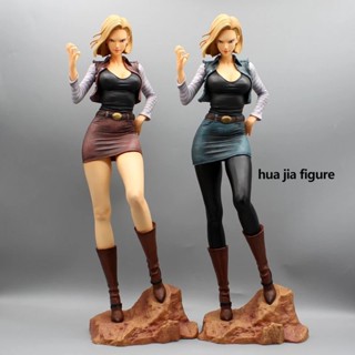 ใหม่ โมเดลฟิกเกอร์ PVC รูปปั้น Dragon Ball Z Lazuli GK Android 18 สําหรับตกแต่งห้อง