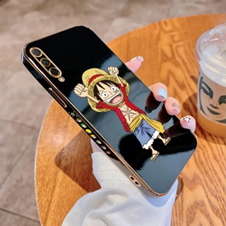 เคสโทรศัพท์มือถือ แบบนิ่ม ลายการ์ตูนลูฟี่ ขอบสี่เหลี่ยม หรูหรา สําหรับ Huawei Y9S Y9 Y8P Y7A Y6P Y6 Y7 Prime Pro 2019