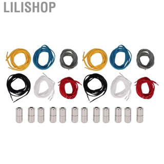 Lilishop Tying Free Shoelaces  12 Pcs Lazy Shoelaces with Alloy Buckle for Casual Shoes