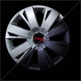 *แนะนำ* Wheel Cover ฝาครอบกระทะล้อ มี สีบรอนซ์ สีดำ ขอบ R 15 นิ้ว ลาย TRD wc7 (1 ชุด มี 4 ฝา) **