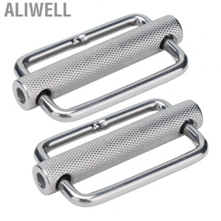 Aliwell 2Pcs Slide Buckle Knurled Roller Strap Adjuster Stainless Steel Hardware Set Kit for Belt Hardware Furniture