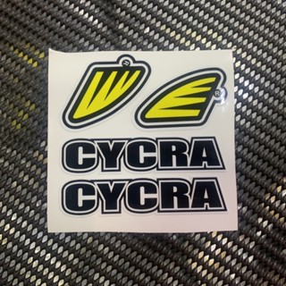 สติ๊กเกอร์แต่งรถ สติ๊กเกอร์ Cycra ติดการ์ดแฮนด์