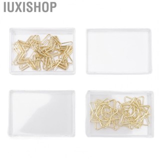 Iuxishop Paper Clips  Electroplating Small Paper Clips 100 Pcs  for Office