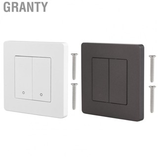 Granty Smart Dimmer Switch  Reverse Dual Control AC100-240V Auto On Off Device Sharing Timing Function Dimming 2 Gang Smart Light Wall Switch  for Fan