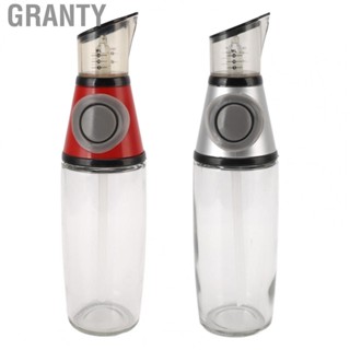 Granty Oil Dispenser Bottle  500ml Oil Dispenser Silicone Pumps Acrylic Dishwasher Safe Leakage Proof  for BBQ