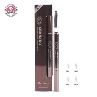 BEAUTY BUFFET GINO McCRAY HERITAGE AUTO EYEBROW &amp; EYELINER ดินสอเขียนคิ้ว และ เขียนขอบตา