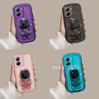 พร้อมส่ง ใหม่ เคสโทรศัพท์มือถือแบบนิ่ม ใส กันรอยเลนส์ ลายนักบินอวกาศ สีใส สําหรับ VIVO Y36 5G 4G 2023 Y36 5G