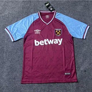 เสื้อกีฬาแขนสั้น ลายทีมชาติฟุตบอล West Ham United 23-24 ชุดเหย้า แห้งเร็ว ไซซ์ S-XXL สําหรับผู้ชาย AAA