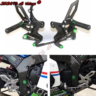 ชุดที่เหยียบเท้ารถจักรยานยนต์ CNC ปรับได้ สําหรับ KAWASAKI ZX10R ZX-10R 2011-20120