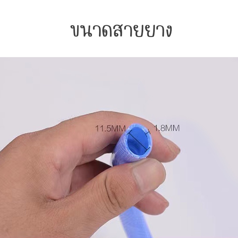 ราคาต่อเมตร สายยาง สายยางฉีดน้ำ รดน้ำต้นไม้ ล้างรถ แรงดันสูงสายยางล้างรถ สาย PVC ราคา ถูกที่สุด ดีลบีเคเค แกลเลอรีภาพที่ 7