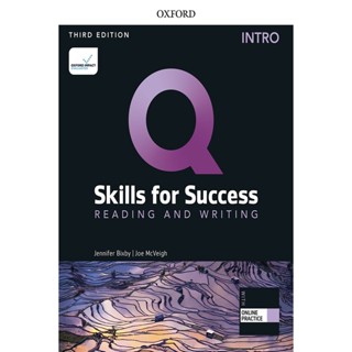 Bundanjai (หนังสือคู่มือเรียนสอบ) Q : Skills for Success 3rd ED Intro : Reading and Writing : Student Book +iQ Online