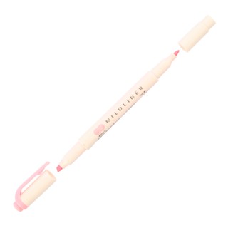 Zebra ปากกาเน้นข้อความ รุ่น Mildliner WKT7-MP หมึกสีชมพู (Pink)