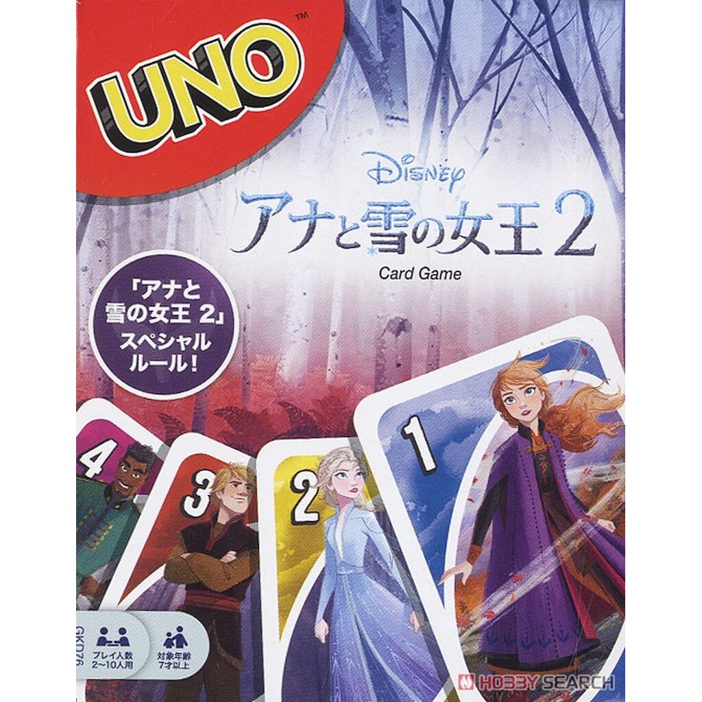 Uno Frozen ของแท้ JP [ไพ่ Disney]