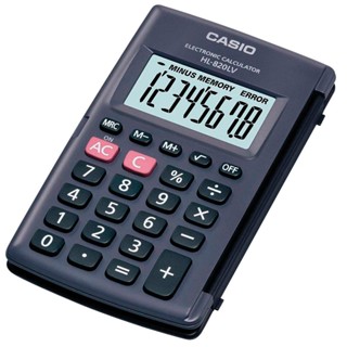 Casio เครื่องคิดเลข สีดำ   HL-820LV