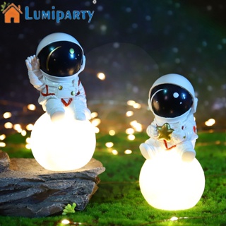 Lumiparty โคมไฟ Led รูปนักบินอวกาศ เรืองแสง อเนกประสงค์ สําหรับตกแต่งห้องนอนเด็ก