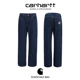 Carhartt กางเกงยีนขายาวลําลอง ทรงตรง สไตล์อเมริกันวินเทจ สําหรับผู้ชาย และผู้หญิง