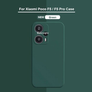 Xiaomi Poco F5 F5 Pro เคสโทรศัพท์ สีแคนดี้ นิ่ม TPU ซิลิโคน ฝาหลัง