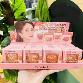 ANYLADY BAKED BLUSH เนื้อเนียนนุ่ม สัมผัสบางเบา เม็ดสีแน่นเข้มข้นมีคุณภาพ ติดทนนาน