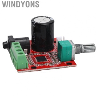 Windyons D Class Amplifier Module  Easy To Install DC8V-12V Volume Adjustment Power Amplifier Board with Thermal Board for Audios