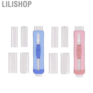 Lilishop Retractable Eraser  Portable ABS  Push Pull Eraser  for Office for School