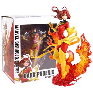 โมเดลฟิกเกอร์ Pvc Marvel Bishoujo Statue X-men Jean Dark Grey Phoenix ของเล่นสะสม สําหรับเด็ก