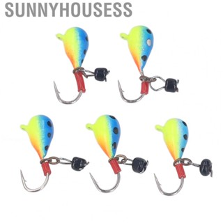 Sunnyhousess Ice Fishing Jigs Continuous Sharpness Fishing Tackle Vivid Ice Fishing Hooks  for Seawater for Carp