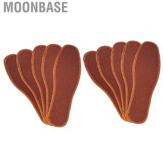 Moonbase Bamboo Charcoal Deodorant Mesh Insoles  Absorb Sweat Shoe Pads  Slip Washable Reduce Odor  for Leather Shoes