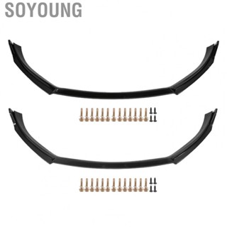 Soyoung Front Bumper Lip  Front Splitter High Strength ABS  for Car