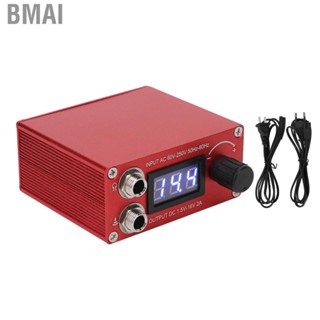 Bmai Digital Tattoo Power Supply  Tattoo Power Supply Stable Performance Aluminium Alloy 0.1V Accurate Adjustable  for Tattoo Shop