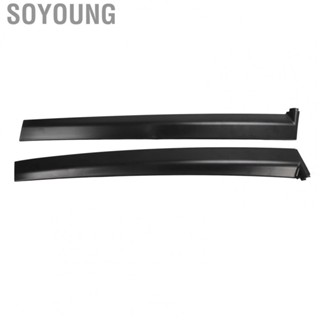 Soyoung 72430 SR3 003  Stylish Door Garnish Pillar Trim High Hardness Door Garnish Trim Pillar Sash 2Pcs  for Civic 3Dr