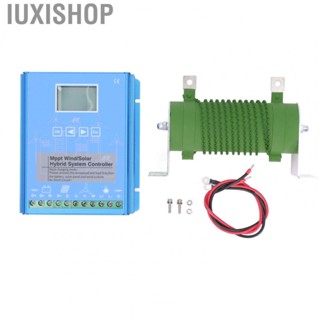 Iuxishop Wind Solar Regulator  Boost MPPT Technology Wind Solar Hybrid Controller 12V 24V PWM Charging Multi Protections with External Unloading  for Boat