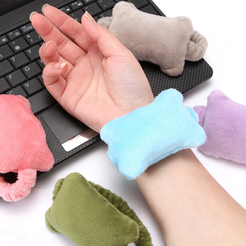 1ชิ้นแผ่นรองเมาส์ข้อมือสนับสนุนเมาส์ส่วนที่เหลือข้อมือวงยืดหยุ่นแผ่นรองข้อมือ