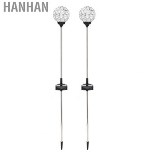 Hanhan Solar Garden Lights Outdoor  Globe Lamp Color Changing IP65  JY