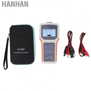 Hanhan Upgraded LCD Solar Panel Multimeter LCD Solar PV Panel MPPT Tester Backlight New