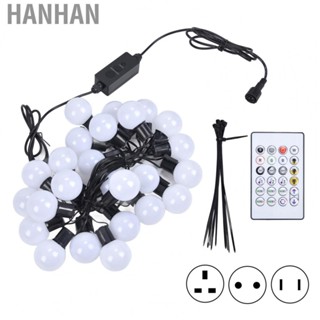 Hanhan G40 25LED Globe Bulb String Light 16.4ft RGB Fairy Light For Decorat 100‑240V