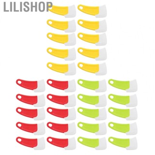 Lilishop 10 Pcs Silicone Spatula Flexible Hook Hole Design PP Handle Kitchen Silicone S