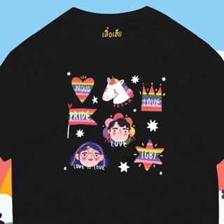 S-5XL (🔥เสื้อเฮีย🔥)pride mouth เสื้อ cartoon  ผ้า Cotton 100 % ผ้านุ่ม