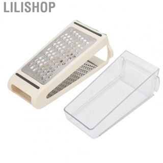 Lilishop Cheese Grater Double Sided Removable Container 22x13.5x8.5cm  Grater