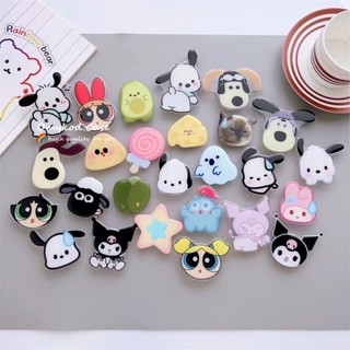 🌈Phone Holder 🏆Casing Phone Holder Ins Creative Mini Cute Pet Girls Combination Holding an Universal Mobile Phone Folding the Mobile Phone Placed Thumb Bracket